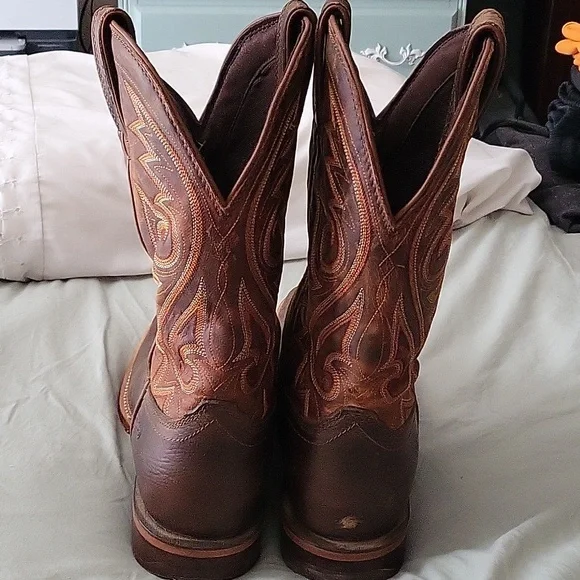 Durango Men's Brown Leather Cowboy Boots , Size 12 - Picture 3 of 4